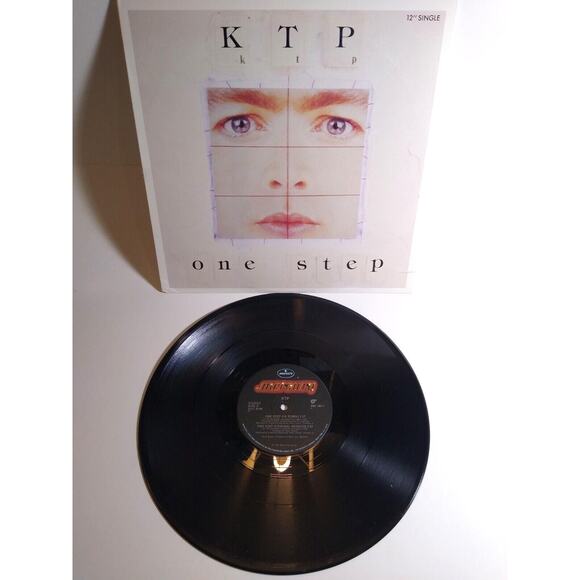 KTP Kissing The Pink One Step Vinyl 12" Record 1994 TRANSLUCENT Synth-Pop Dance